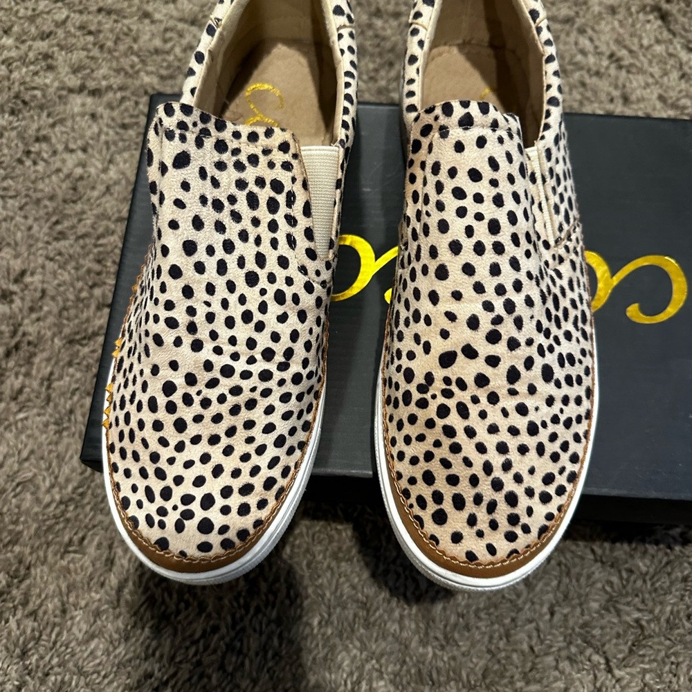 Leopard Print Slip-On Sneakers